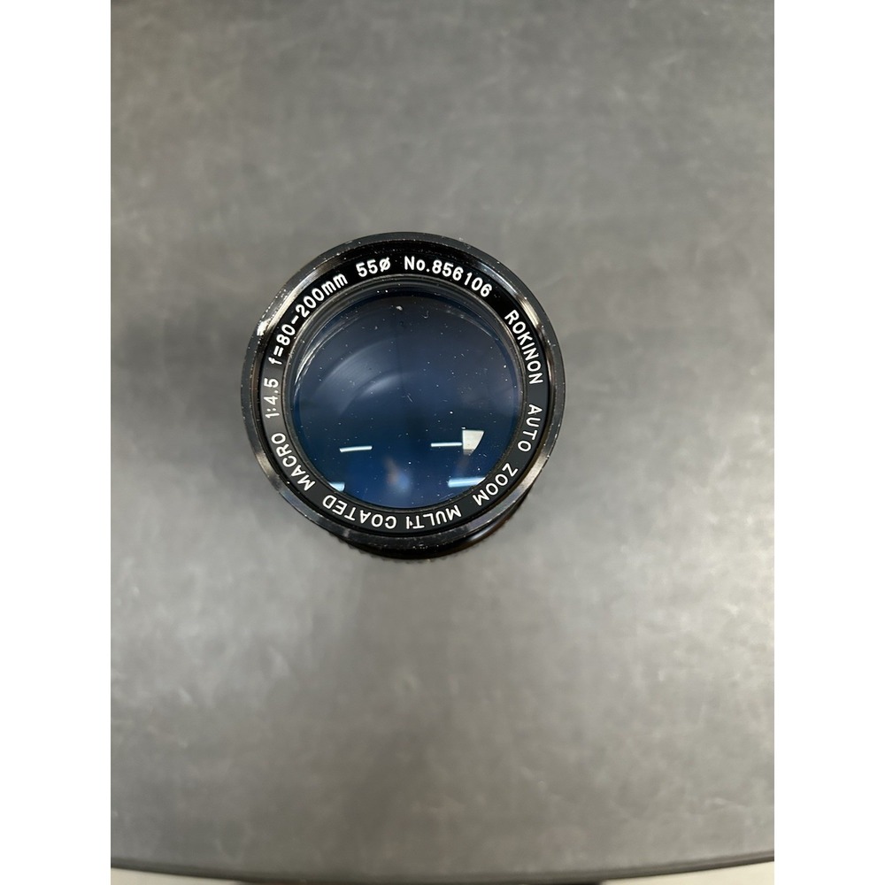 Rokinon Auto Zoom Multi Coated Macro 1:4.5 f=80-200mm Lens